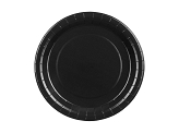 Paper Plates, black, 23 cm (1 pkt / 6 pc.)