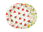 Plates Fruits, 20.5 cm, mix (1 pkt / 6 pc.)