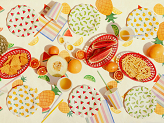 Plates Fruits, 20.5 cm, mix (1 pkt / 6 pc.)