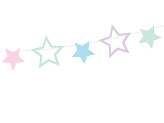 Garland Unicorn - Stars, 1.4 m