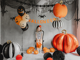 Foil Balloon Striped Pumpkin, 39x38 cm, mix