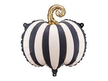Foil Balloon Striped Pumpkin, 39x38 cm, mix
