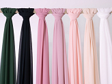 Chiffon runner, bottle green, 0.48 x 5 m