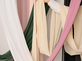 Chiffon runner, bottle green, 0.48 x 5 m