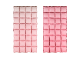 Foil balloon curtain, Pink ombre 72x143 cm