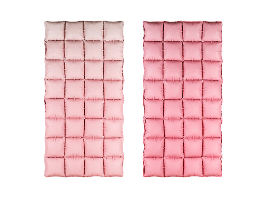 Foil balloon curtain, Pink ombre 72x143 cm