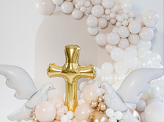 Foil balloon Cross, 103.5x74.5 cm, gold
