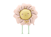 Foil balloon Flower, 104x104 cm, blush pink