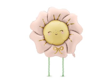 Foil balloon Flower, 104x104 cm, blush pink