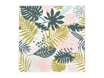 Napkins Aloha - Leaves, 33x33cm (1 pkt / 20 pc.)