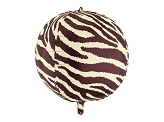Foil balloon Zebra Stripes Ball, 75 cm, mix