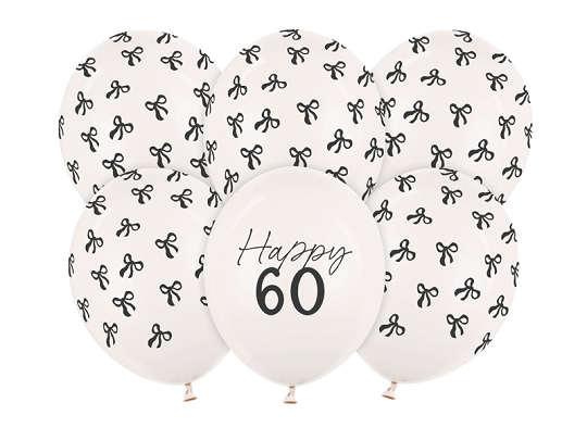 Balloons 30 cm, 60, Pastel Off-white (1 pkt / 6 pc.)