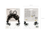 Headband ''60'' with ruffles and pearls
