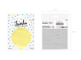 Round Balloon 60cm, Pastel Light Yellow