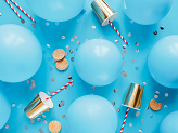 Eco Balloons 30cm pastel, sky-blue (1 pkt / 100 pc.)