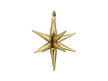 3D foil balloon Star, 50cm, gold