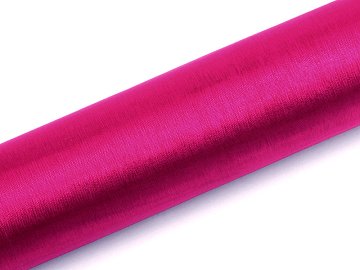 Organza Plain, dark pink, 0.16 x 9m (1 pc. / 9 lm)