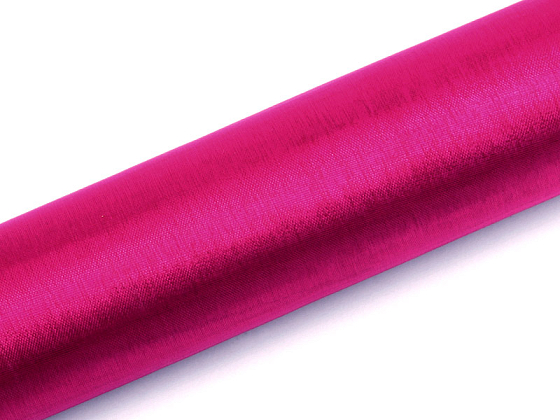 Organza Plain, dark pink, 0.16 x 9m (1 pc. / 9 lm)