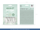 Eco Balloons 30cm pastel, white (1 pkt / 10 pc.)