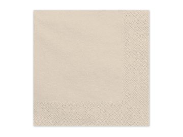 Paper Napkins, beige, 33x33 cm (1 pkt / 20 pc.)