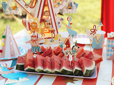 Circus Cupcake Toppers, 9-11.5 cm, mix (1 pkt / 6 pc.)