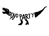 Banner Dinosaurs - Dino Party, 20x90 cm