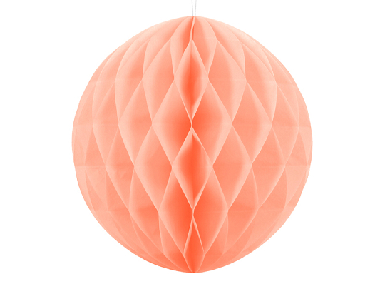 Honeycomb Ball, light peach, 40cm