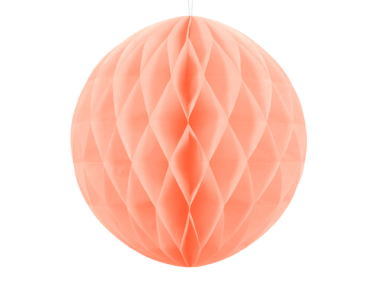 Honeycomb Ball, light peach, 40cm