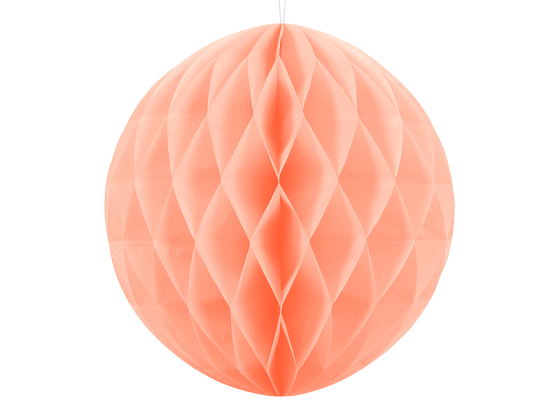 Honeycomb Ball, light peach, 40cm