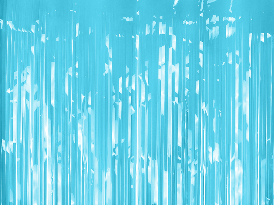 Party curtain, light sky-blue, 100x200cm