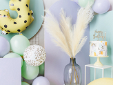 Balloons 30 cm, Spots, Pastel Pure White (1 pkt / 50 pc.)