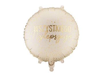 Foil balloon tablet ''Wszystkiego Najlepszego'', 35x35 cm, mix