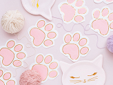 Napkins - Kitty Paws, mix, 15,5 x 14,5 cm (1 pkt / 12 pc.)