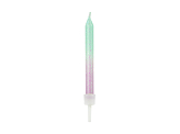 Birthday candles ombre, 6cm (1 pkt / 20 pc.)