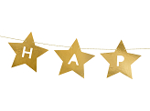 Banner Happy New Year stars, 290x17 cm