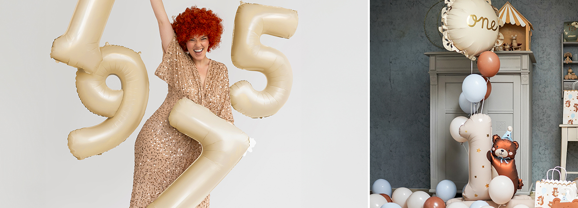 Happy Birthday Aluminum Foil Balloons Birthday Party - View #6